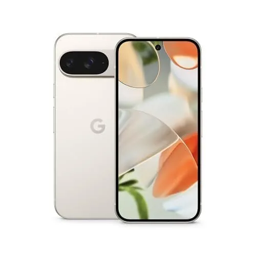 Google Pixel 9 - Unlocked Android Smartphone with Gemini, 24-Hour Battery, Advanced Camera, and 6.3" Actua Display - Porcelain - 128 GB