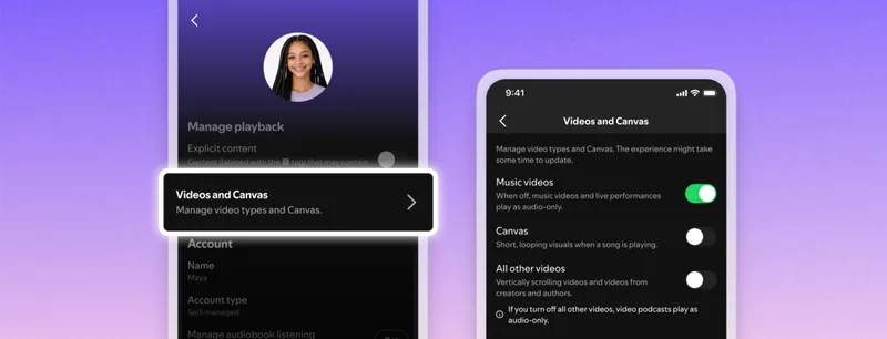 Turn off videos in Spotify.
