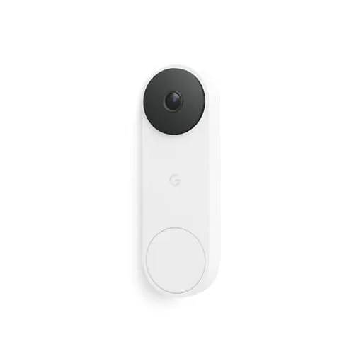 Google Nest Doorbell 2K Wired 3rd Gen Doorbell (Snow)