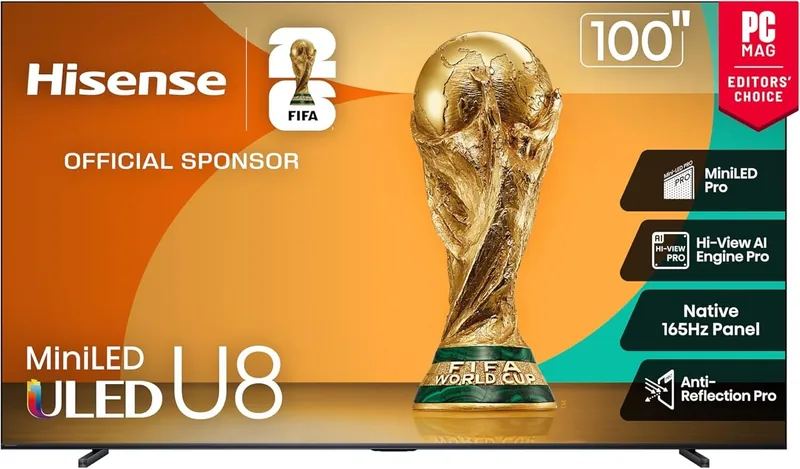 2025 Hisense 100-Inch U8QG QLED TV
