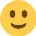 A smiling emoji, symbolizing happiness and positive change.