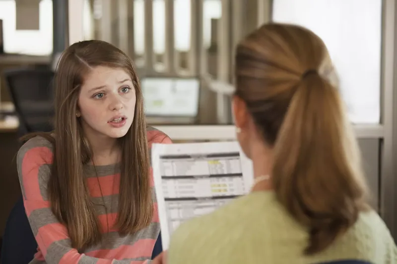 Girl experiencing the self-serving bias