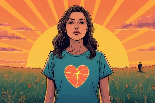 A woman looking thoughtfully, symbolizing healing and self-reflection after abuse.