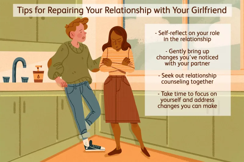 Tips for repairing your relationship with your girlfriend
