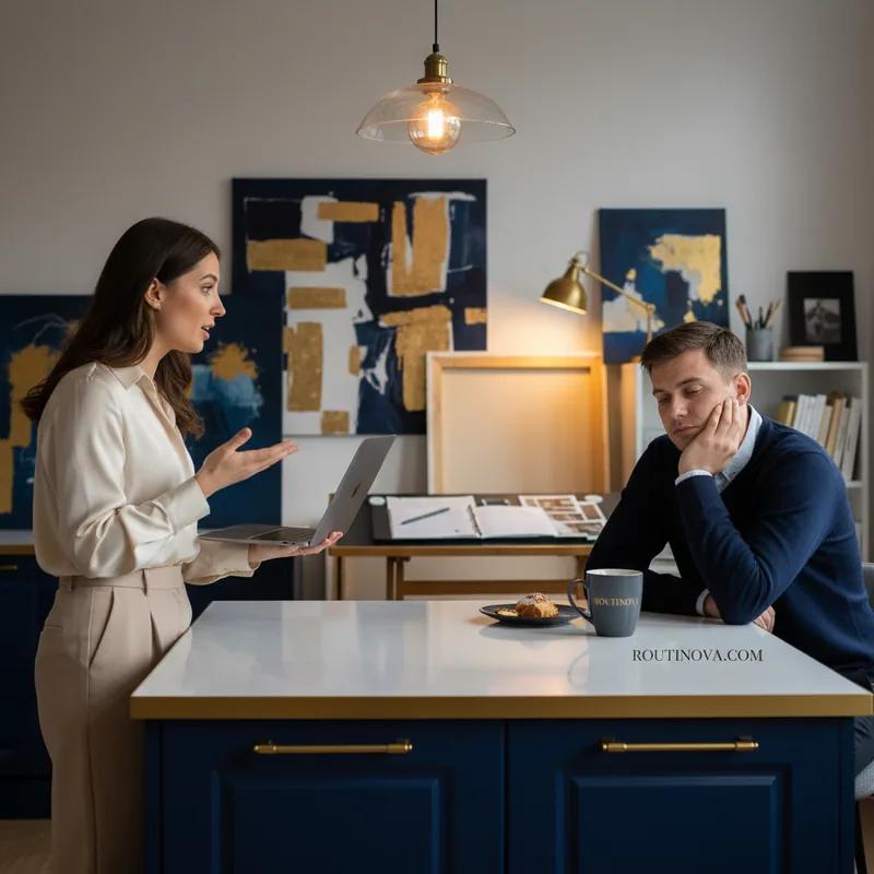 When Your Partner is a Boss at Work but a Bystander at Home - Routinova