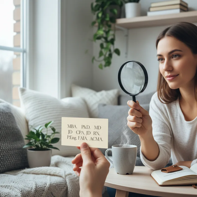 Decoding Professional Initials: The Meaning Behind the Letters - Routinova