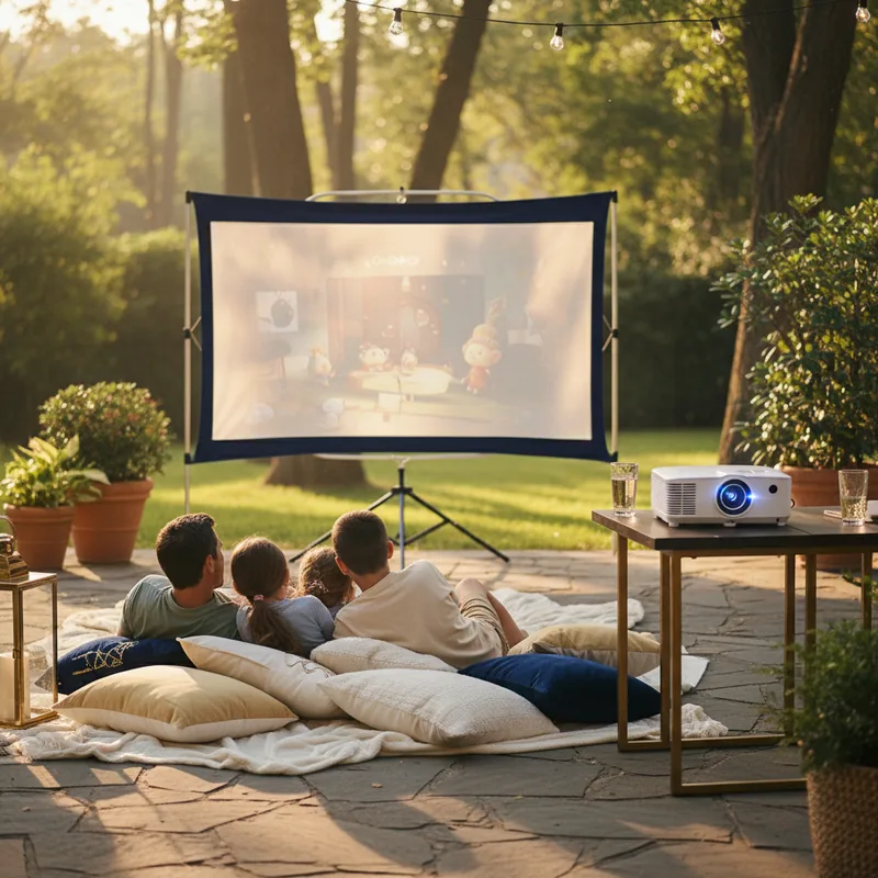 This 4K Smart Projector is 50% Off for Spring - Routinova