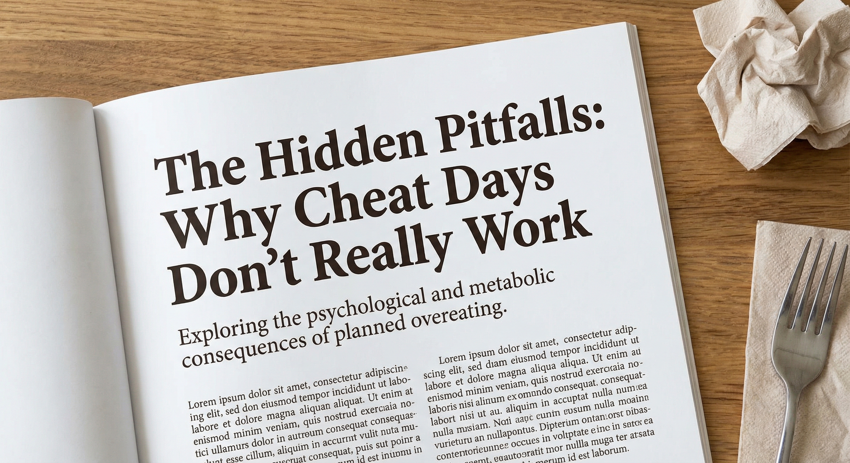 The Hidden Pitfalls: Why Cheat Days Don't Really Work - Routinova