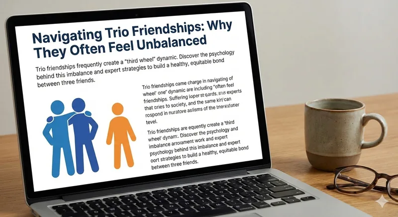 Navigating Trio Friendships: Why They Often Feel Unbalanced - Routinova